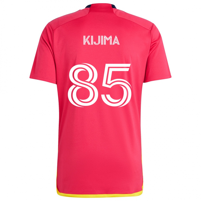 Homem Camisola Hosei Kijima #85 Vermelho Azul Principal 2024/25 Camisa Brasil