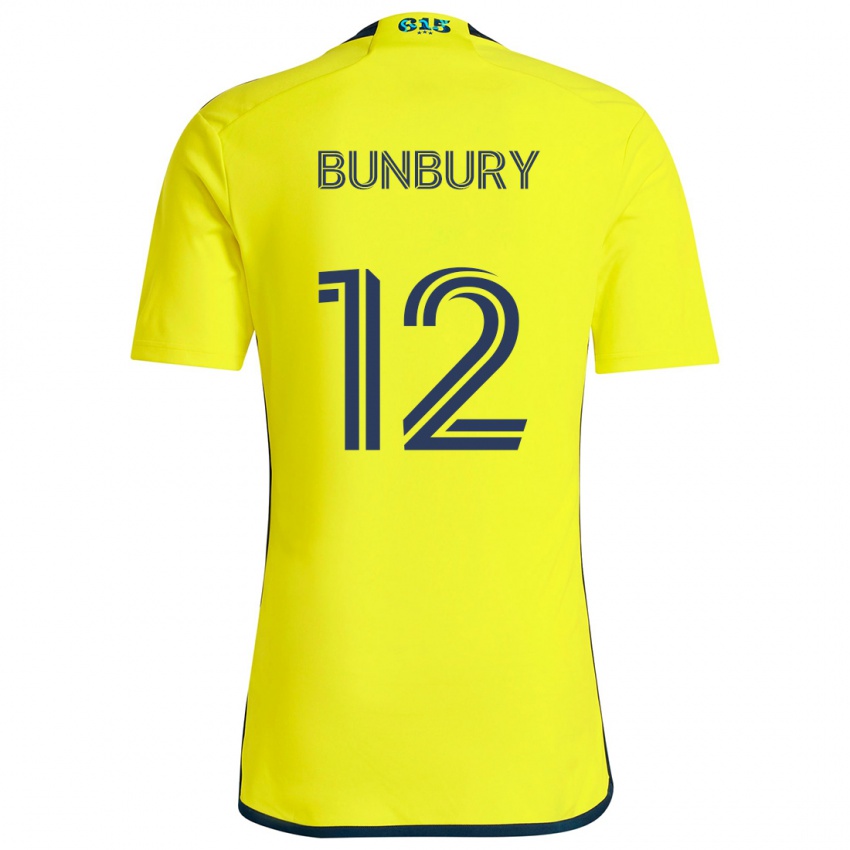 Homem Camisola Teal Bunbury #12 Amarelo Azul Principal 2024/25 Camisa Brasil