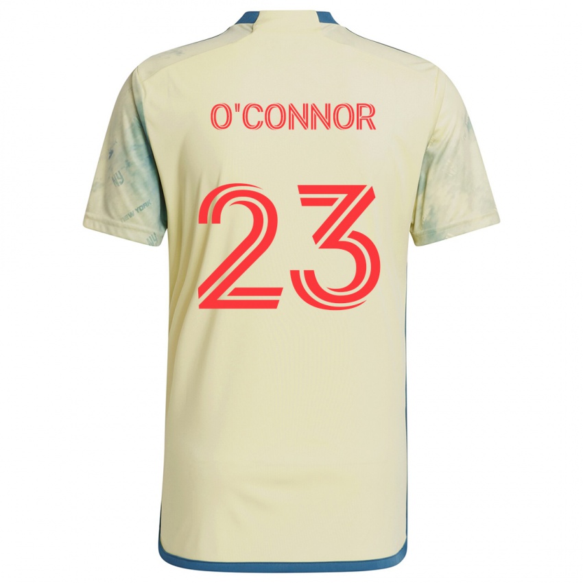 Homem Camisola Aidan O'connor #23 Amarelo Vermelho Azul Principal 2024/25 Camisa Brasil