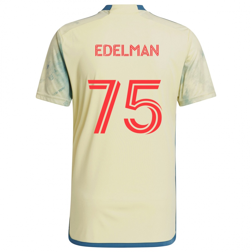 Homem Camisola Daniel Edelman #75 Amarelo Vermelho Azul Principal 2024/25 Camisa Brasil