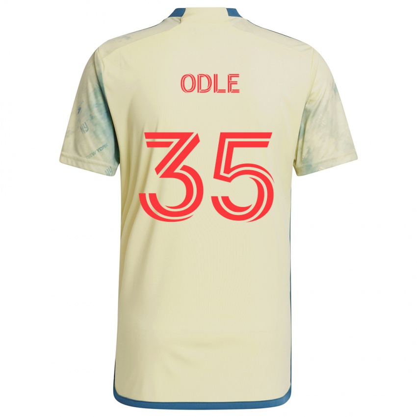 Homem Camisola Dallas Odle #35 Amarelo Vermelho Azul Principal 2024/25 Camisa Brasil