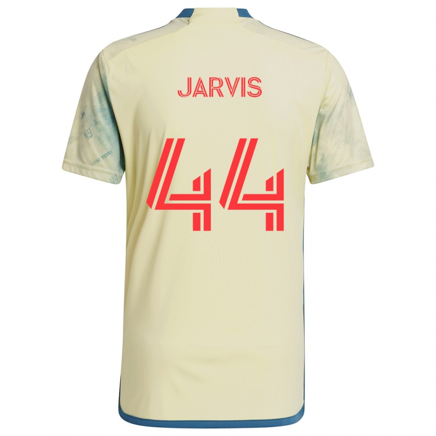 Homem Camisola Aiden Jarvis #44 Amarelo Vermelho Azul Principal 2024/25 Camisa Brasil