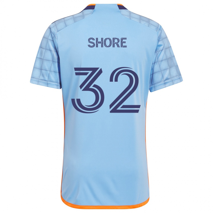 Homem Camisola Jonathan Shore #32 Azul Laranja Principal 2024/25 Camisa Brasil