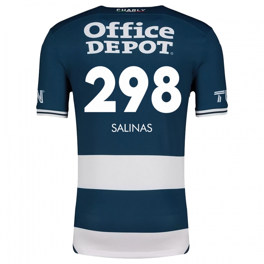 Homem Camisola Jesús Salinas #298 Branco Azulado Principal 2024/25 Camisa Brasil