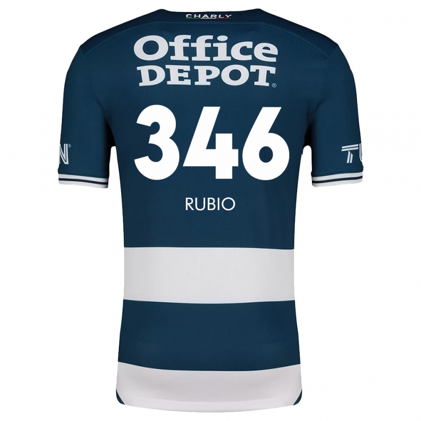 Homem Camisola Mateo Rubio #346 Branco Azulado Principal 2024/25 Camisa Brasil