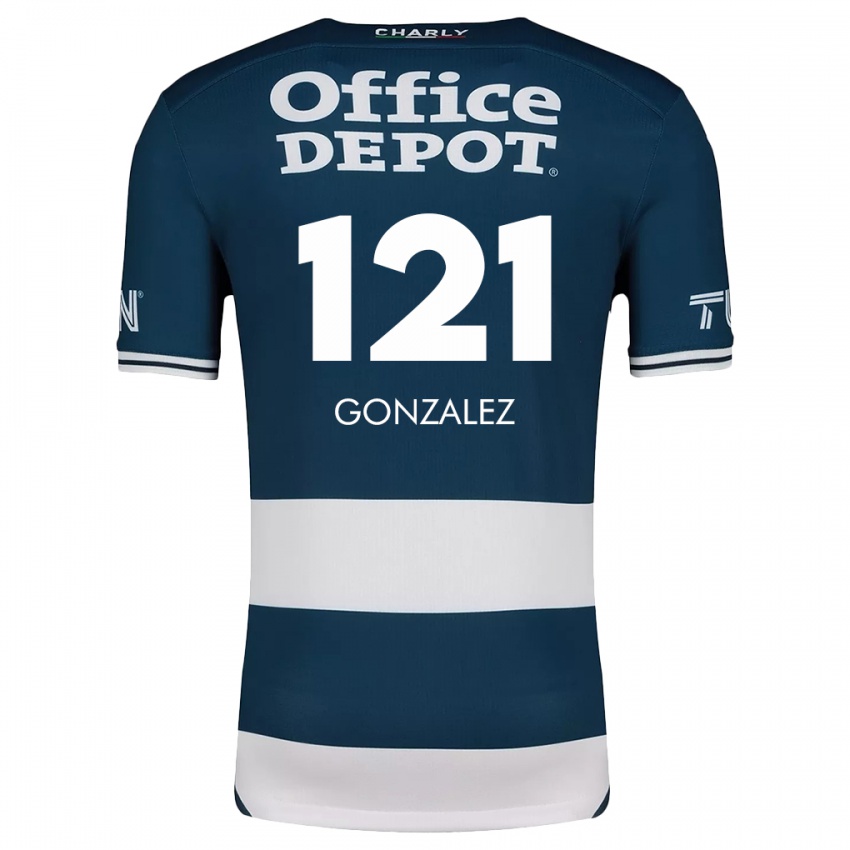 Homem Camisola Cristian González #121 Branco Azulado Principal 2024/25 Camisa Brasil