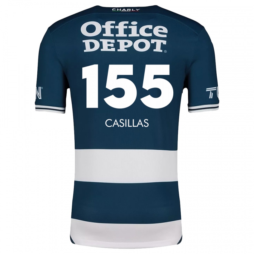 Homem Camisola Johan Casillas #155 Branco Azulado Principal 2024/25 Camisa Brasil