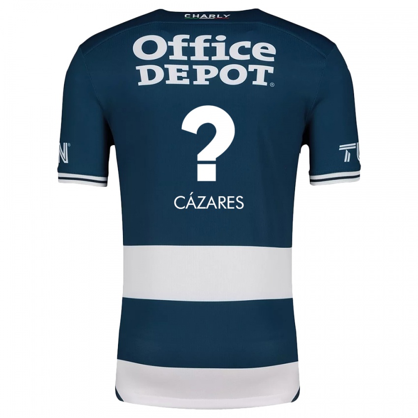 Homem Camisola Dimas Cázares #0 Branco Azulado Principal 2024/25 Camisa Brasil