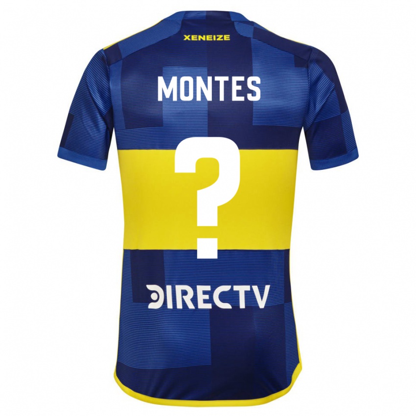 Homem Camisola Rodrigo Montes #0 Azul Amarelo Principal 2024/25 Camisa Brasil