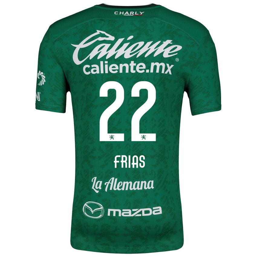 Homem Camisola Adonis Frías #22 Verde Branco Principal 2024/25 Camisa Brasil