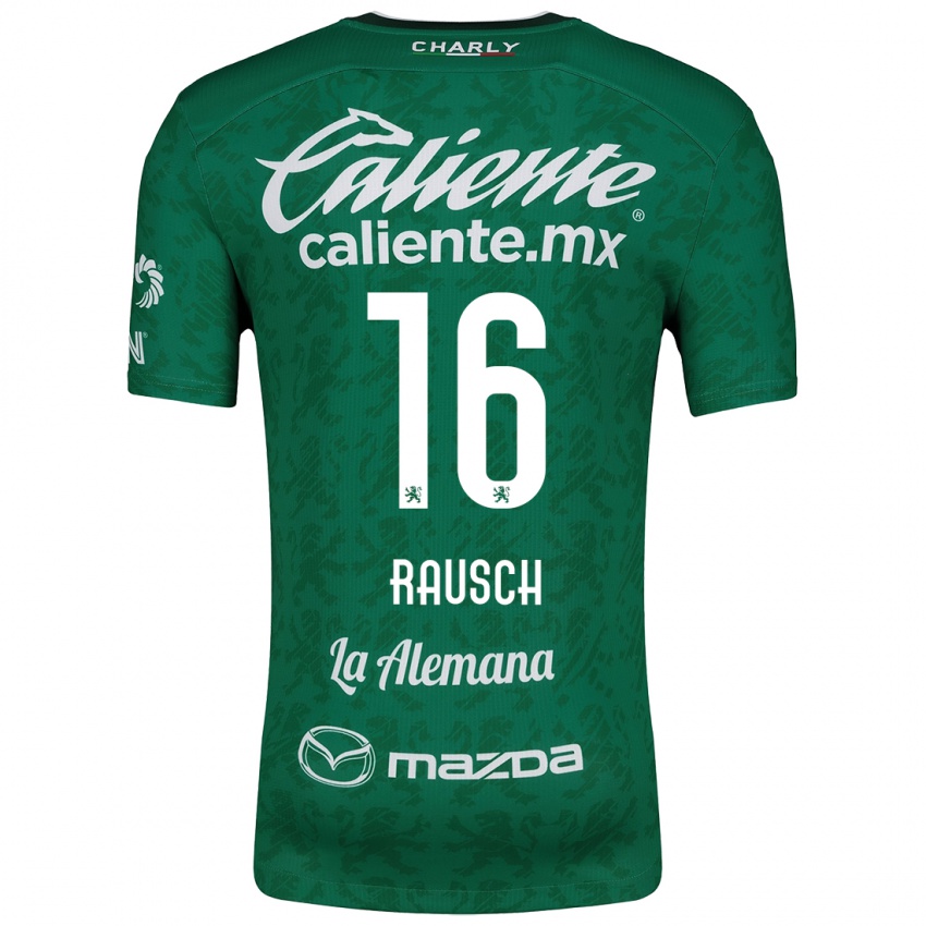 Homem Camisola Mayalu Rausch #16 Verde Branco Principal 2024/25 Camisa Brasil