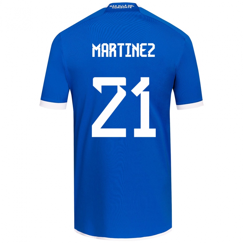 Homem Camisola Maria Martínez #21 Branco Azulado Principal 2024/25 Camisa Brasil