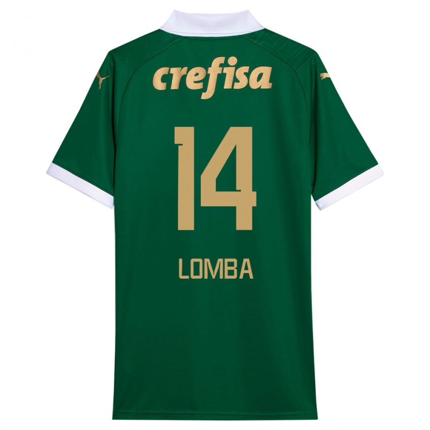 Homem Camisola Marcelo Lomba #14 Verde Branco Principal 2024/25 Camisa Brasil