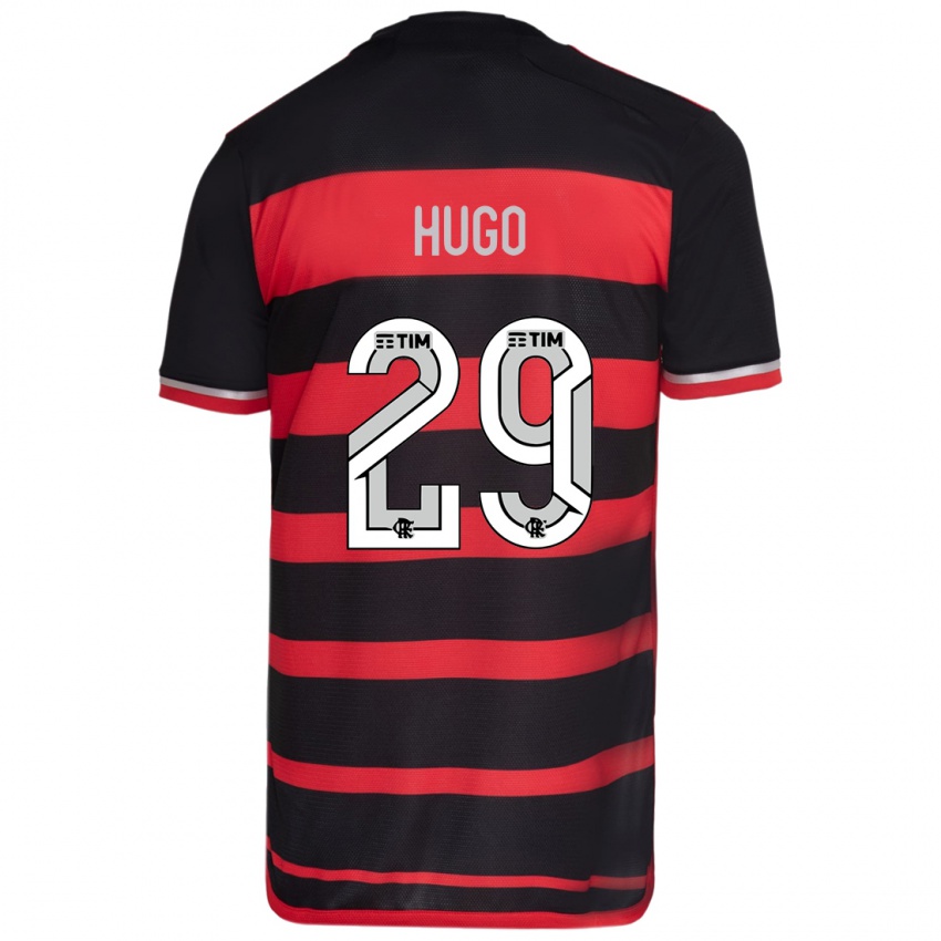 Homem Camisola Victor Hugo #29 Vermelho Preto Principal 2024/25 Camisa Brasil