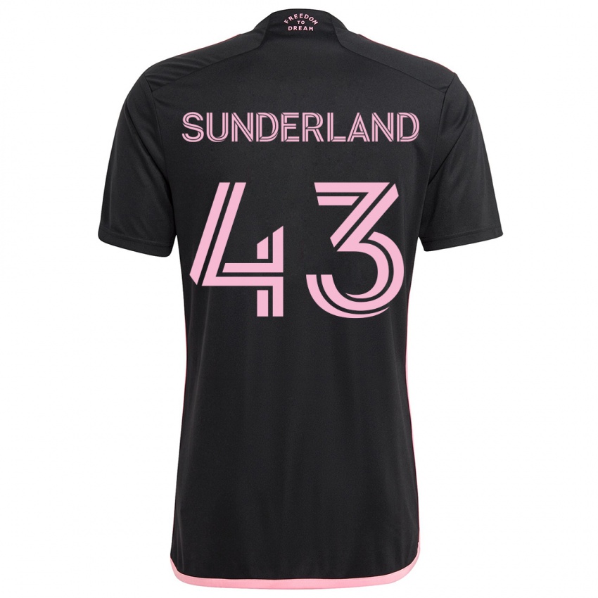 Homem Camisola Lawson Sunderland #43 Preto Alternativa 2024/25 Camisa Brasil