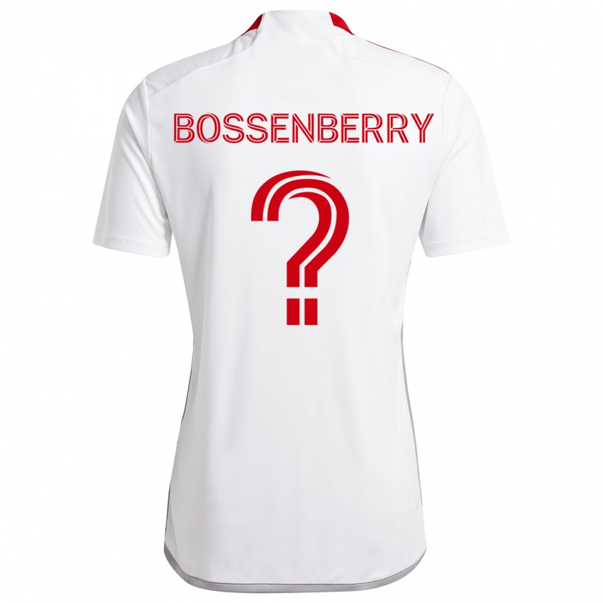 Homem Camisola Antone Bossenberry #0 Branco Vermelho Alternativa 2024/25 Camisa Brasil