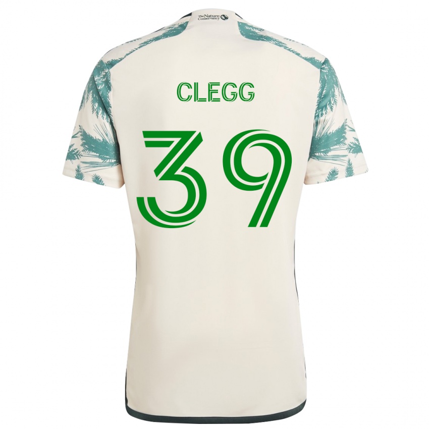 Homem Camisola Tyler Clegg #39 Bege Castanho Alternativa 2024/25 Camisa Brasil