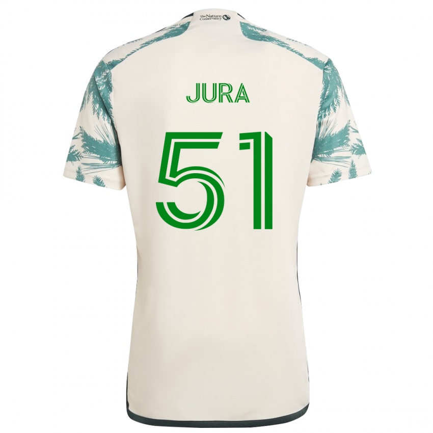 Homem Camisola Sawyer Jura #51 Bege Castanho Alternativa 2024/25 Camisa Brasil