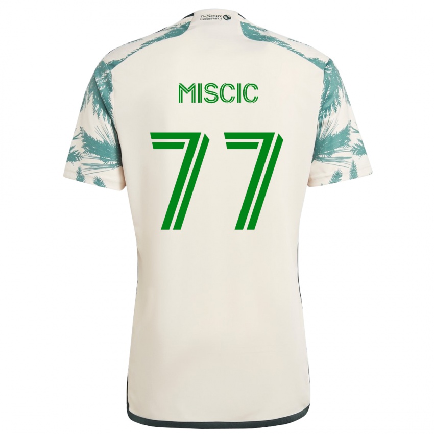 Homem Camisola Selmir Miscic #77 Bege Castanho Alternativa 2024/25 Camisa Brasil