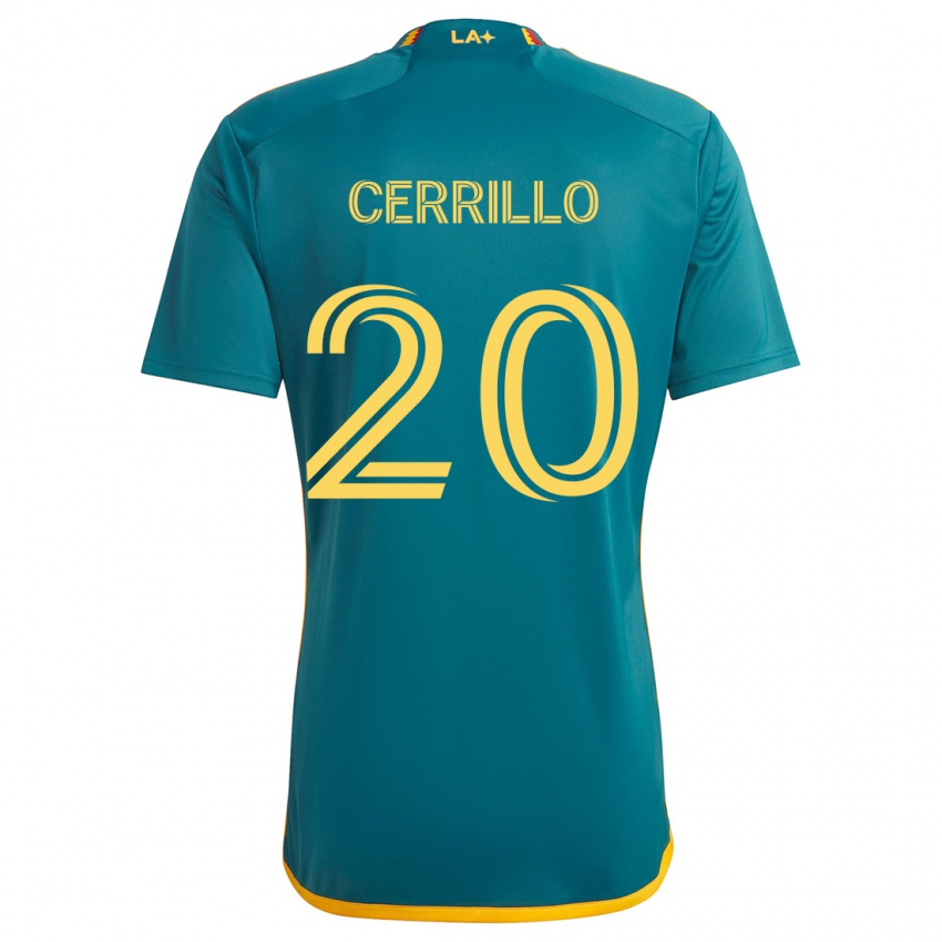 Homem Camisola Edwin Cerrillo #20 Verde Amarelo Alternativa 2024/25 Camisa Brasil