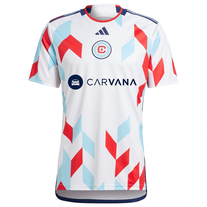 Homem Camisola Henrique Gallina #42 Branco Vermelho Azul Alternativa 2024/25 Camisa Brasil