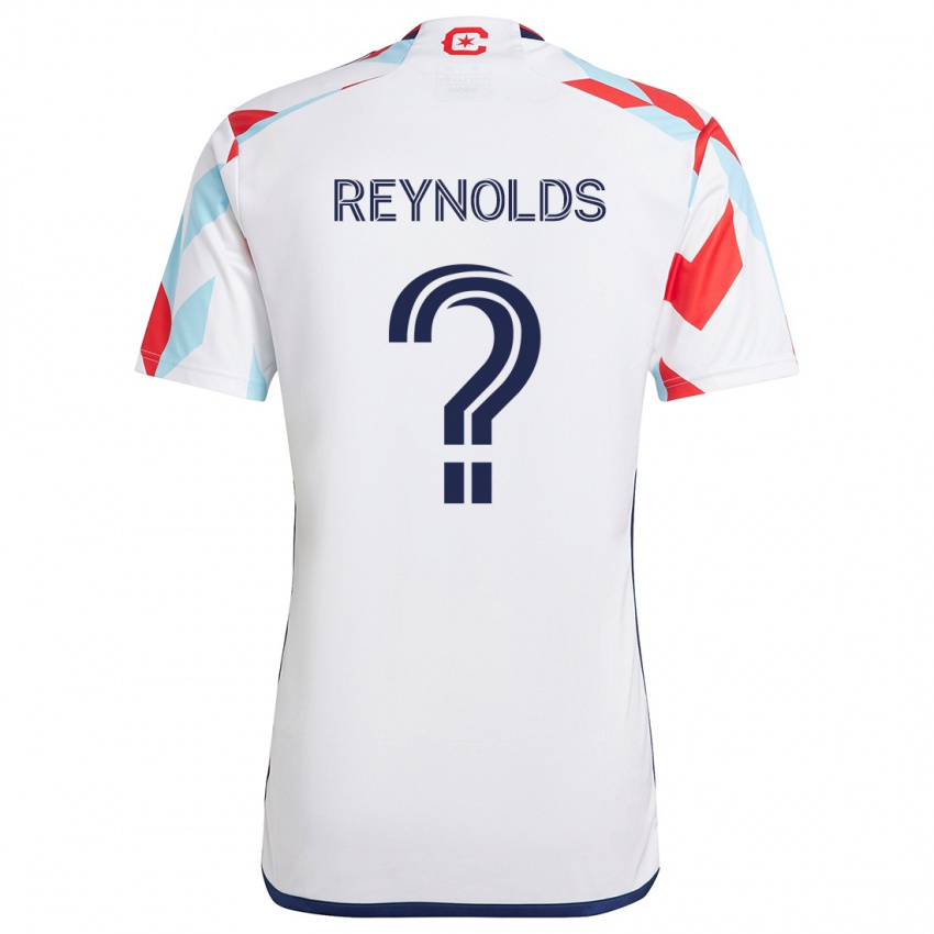 Homem Camisola Justin Reynolds #0 Branco Vermelho Azul Alternativa 2024/25 Camisa Brasil