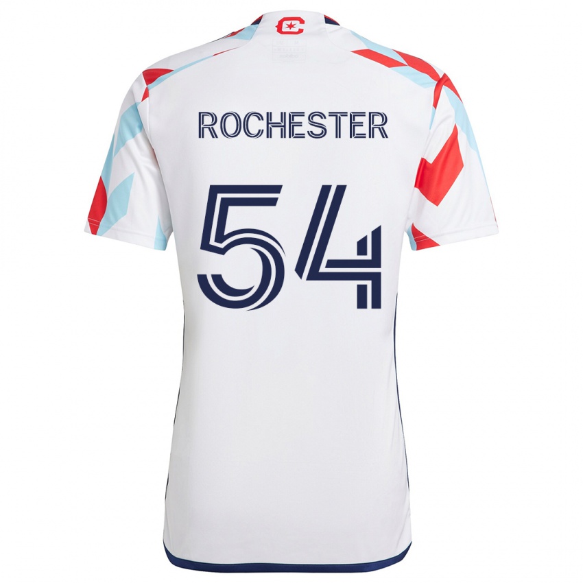 Homem Camisola Lamonth Rochester #54 Branco Vermelho Azul Alternativa 2024/25 Camisa Brasil