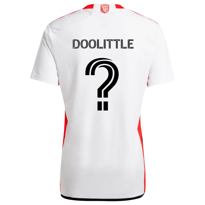 Homem Camisola Brooks Doolittle #0 Branco Vermelho Alternativa 2024/25 Camisa Brasil