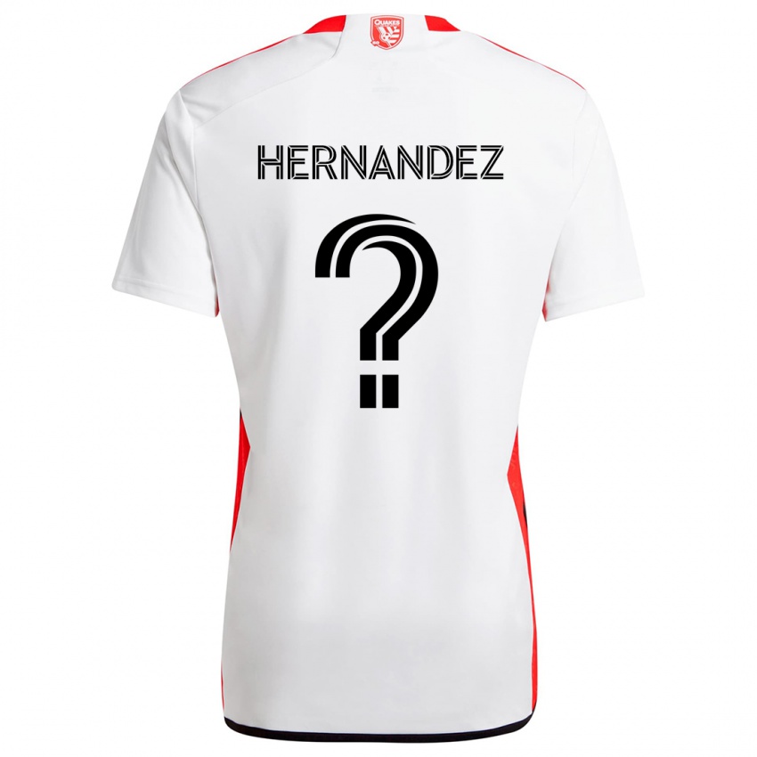 Homem Camisola Oliver Hernandez #0 Branco Vermelho Alternativa 2024/25 Camisa Brasil