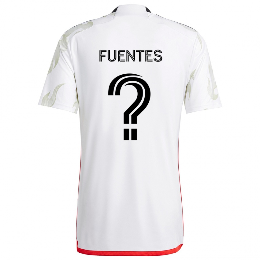 Homem Camisola Josue Fuentes #0 Branco Vermelho Preto Alternativa 2024/25 Camisa Brasil