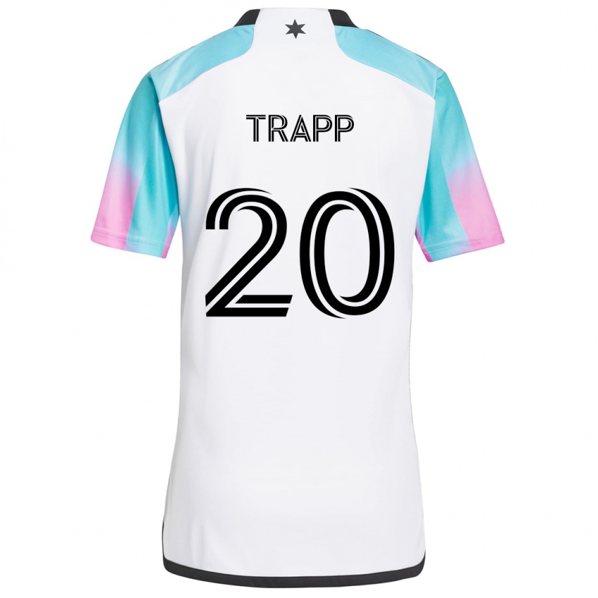 Homem Camisola Wil Trapp #20 Branco Azul Preto Alternativa 2024/25 Camisa Brasil