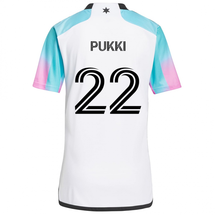 Homem Camisola Teemu Pukki #22 Branco Azul Preto Alternativa 2024/25 Camisa Brasil