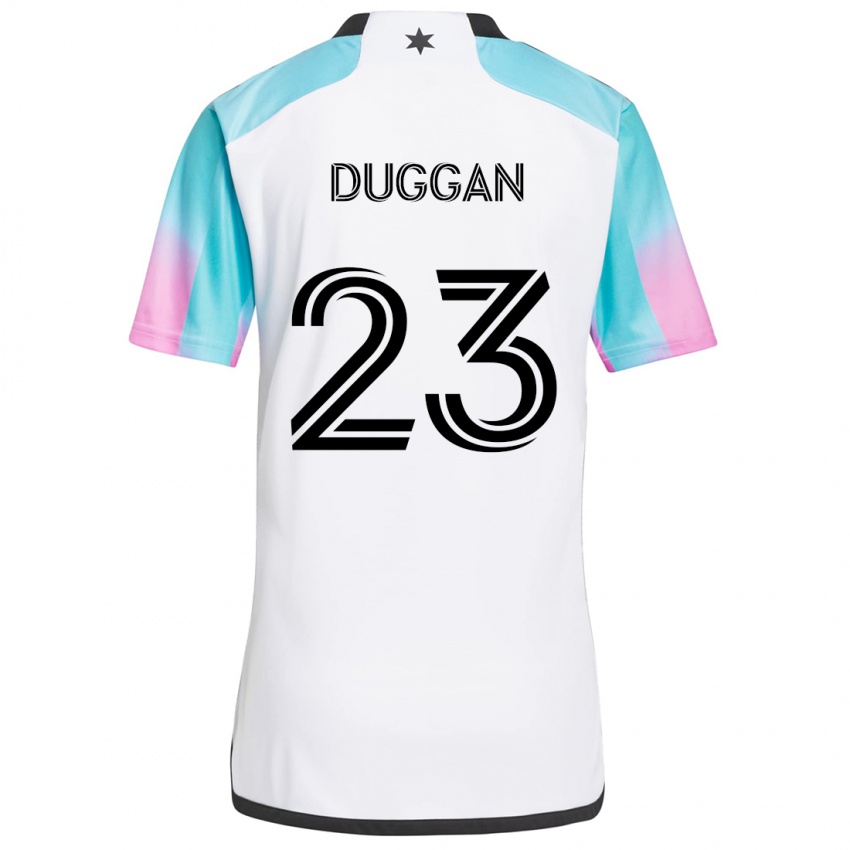 Homem Camisola Morris Duggan #23 Branco Azul Preto Alternativa 2024/25 Camisa Brasil