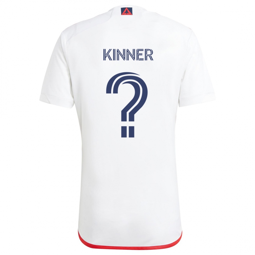 Homem Camisola Sage Kinner #0 Branco Vermelho Alternativa 2024/25 Camisa Brasil