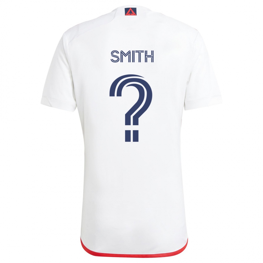 Homem Camisola Braedon Smith #0 Branco Vermelho Alternativa 2024/25 Camisa Brasil