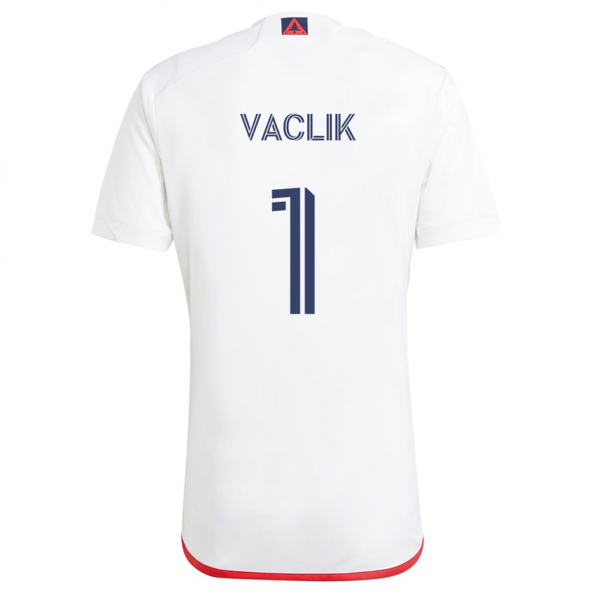 Homem Camisola Tomas Vaclik #1 Branco Vermelho Alternativa 2024/25 Camisa Brasil