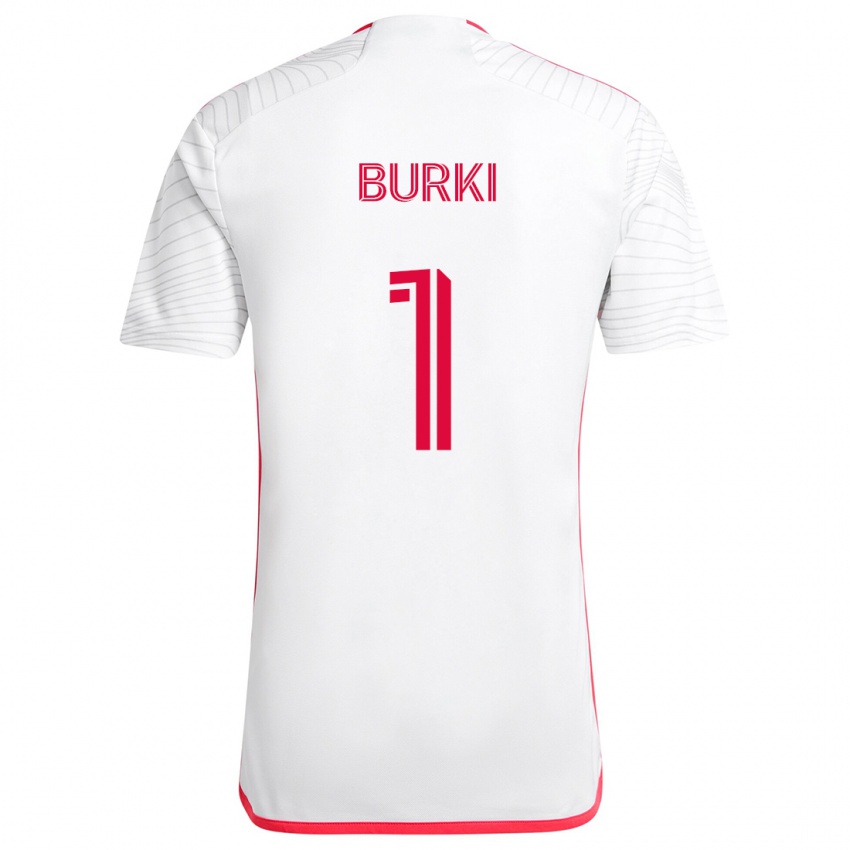 Homem Camisola Roman Bürki #1 Branco Vermelho Alternativa 2024/25 Camisa Brasil