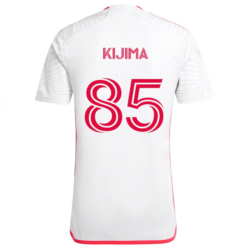 Homem Camisola Hosei Kijima #85 Branco Vermelho Alternativa 2024/25 Camisa Brasil