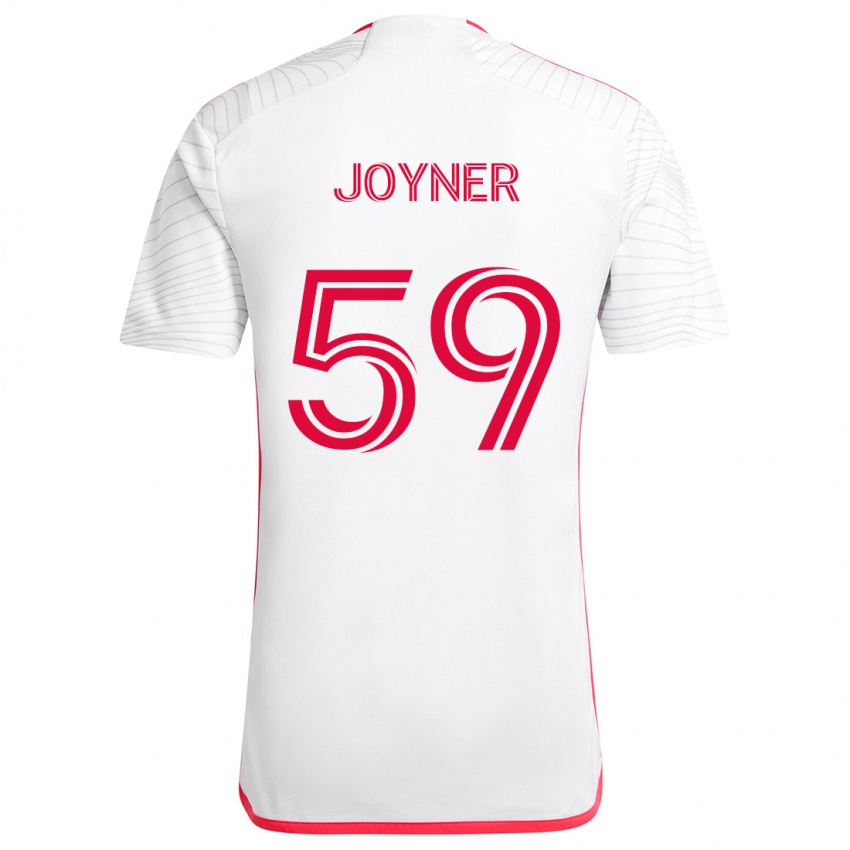 Homem Camisola Mykhi Joyner #59 Branco Vermelho Alternativa 2024/25 Camisa Brasil