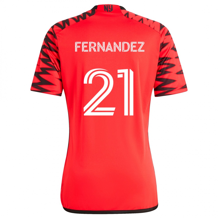 Homem Camisola Omir Fernandez #21 Vermelho Preto Branco Alternativa 2024/25 Camisa Brasil