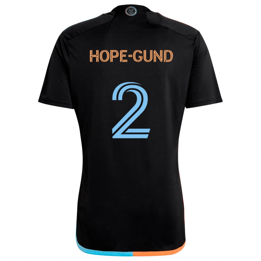 Homem Camisola Rio Hope-Gund #2 Preto Laranja Azul Alternativa 2024/25 Camisa Brasil