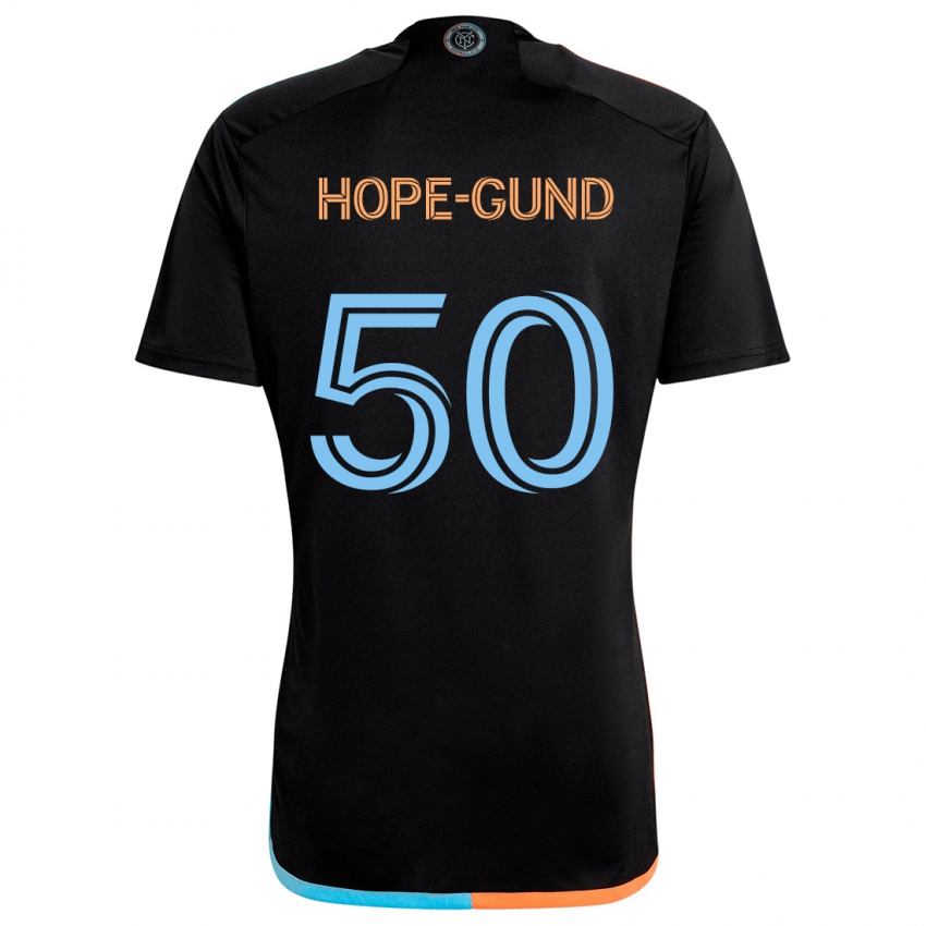 Homem Camisola Kofi Hope-Gund #50 Preto Laranja Azul Alternativa 2024/25 Camisa Brasil