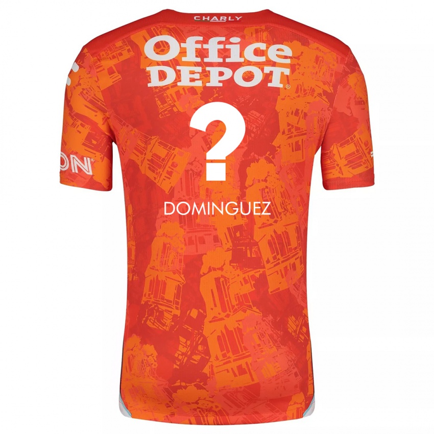 Homem Camisola Alexéi Domínguez #0 Laranja Branco Alternativa 2024/25 Camisa Brasil