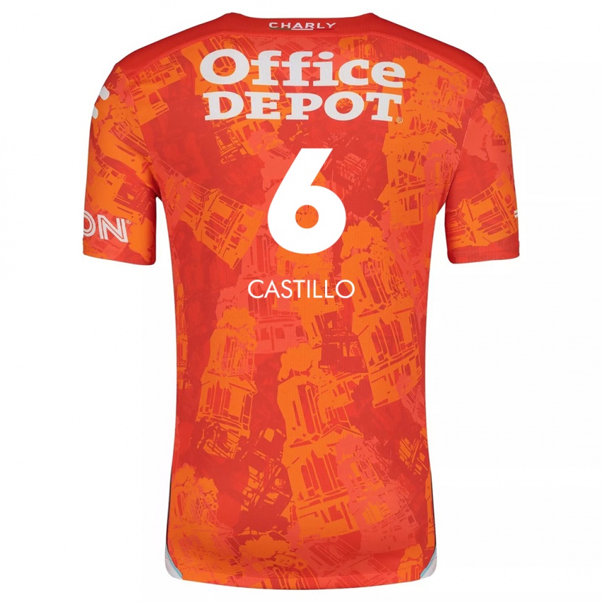 Homem Camisola Byron Castillo #6 Laranja Branco Alternativa 2024/25 Camisa Brasil