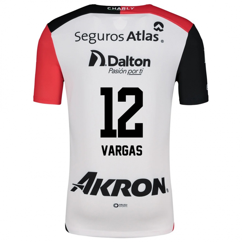 Homem Camisola Camilo Vargas #12 Branco Vermelho Preto Alternativa 2024/25 Camisa Brasil