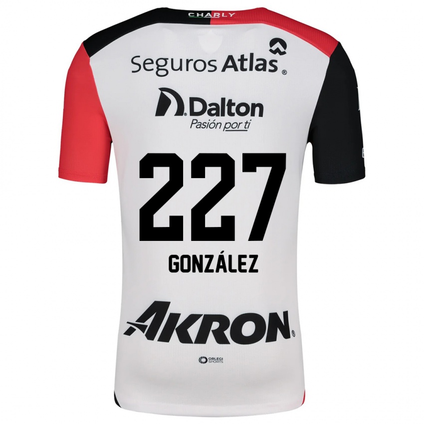 Homem Camisola Rodolfo González #227 Branco Vermelho Preto Alternativa 2024/25 Camisa Brasil