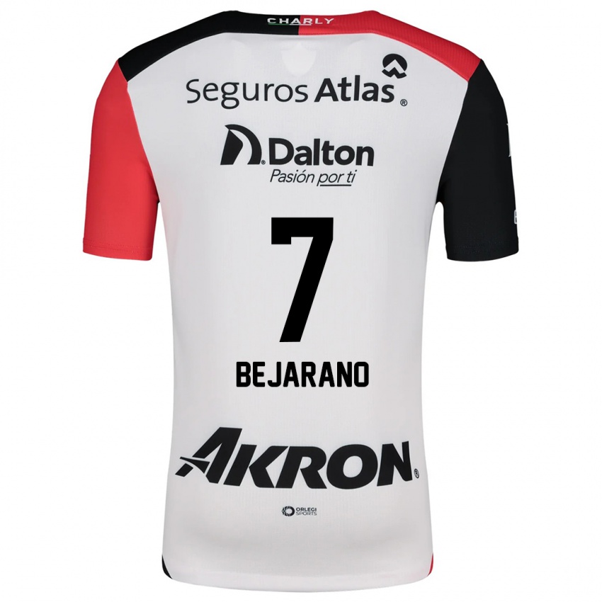 Homem Camisola Susan Bejarano #7 Branco Vermelho Preto Alternativa 2024/25 Camisa Brasil