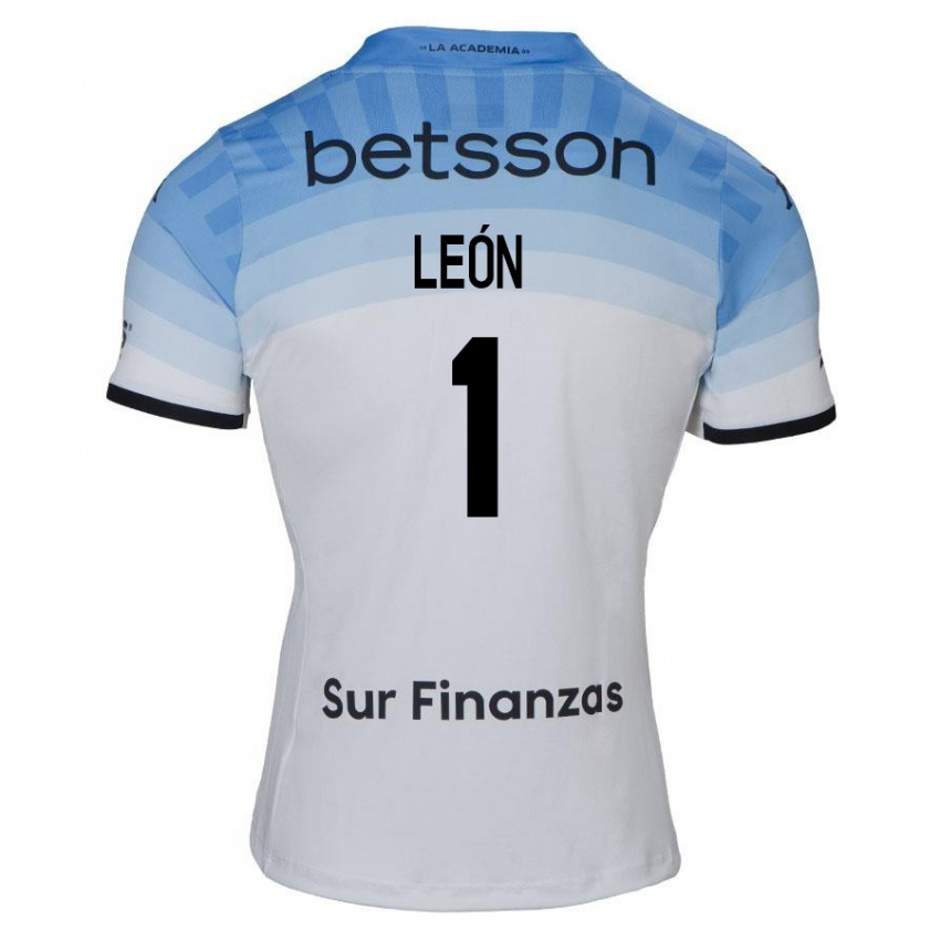 Homem Camisola Roberto Leon #1 Branco Azul Preto Alternativa 2024/25 Camisa Brasil