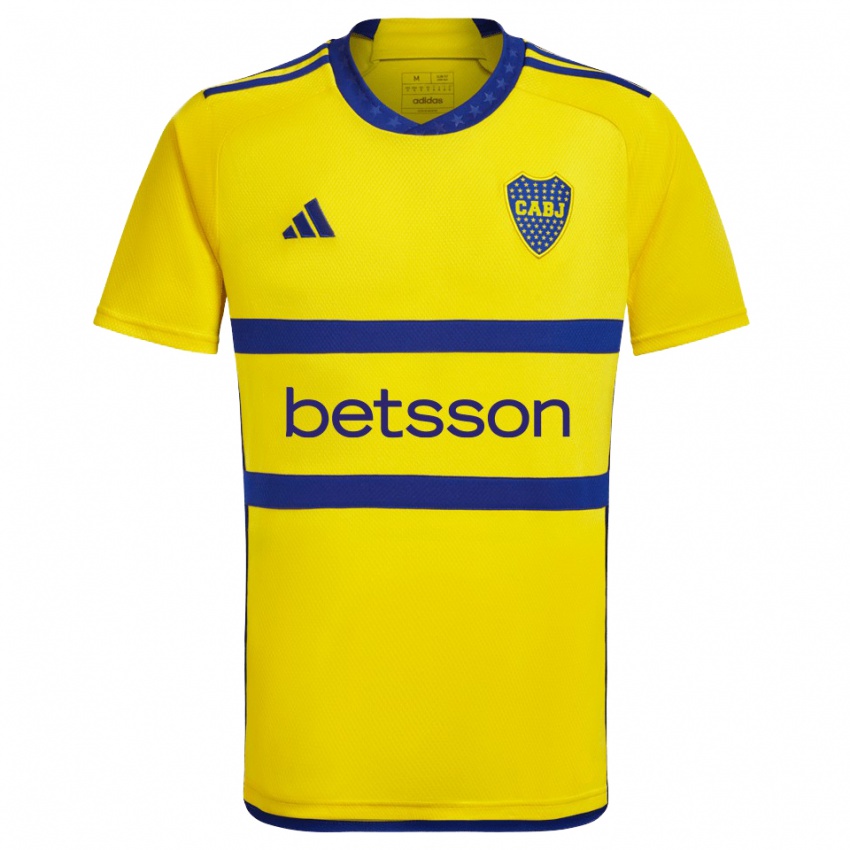 Homem Camisola Jabes Saralegui #47 Amarelo Azul Alternativa 2024/25 Camisa Brasil