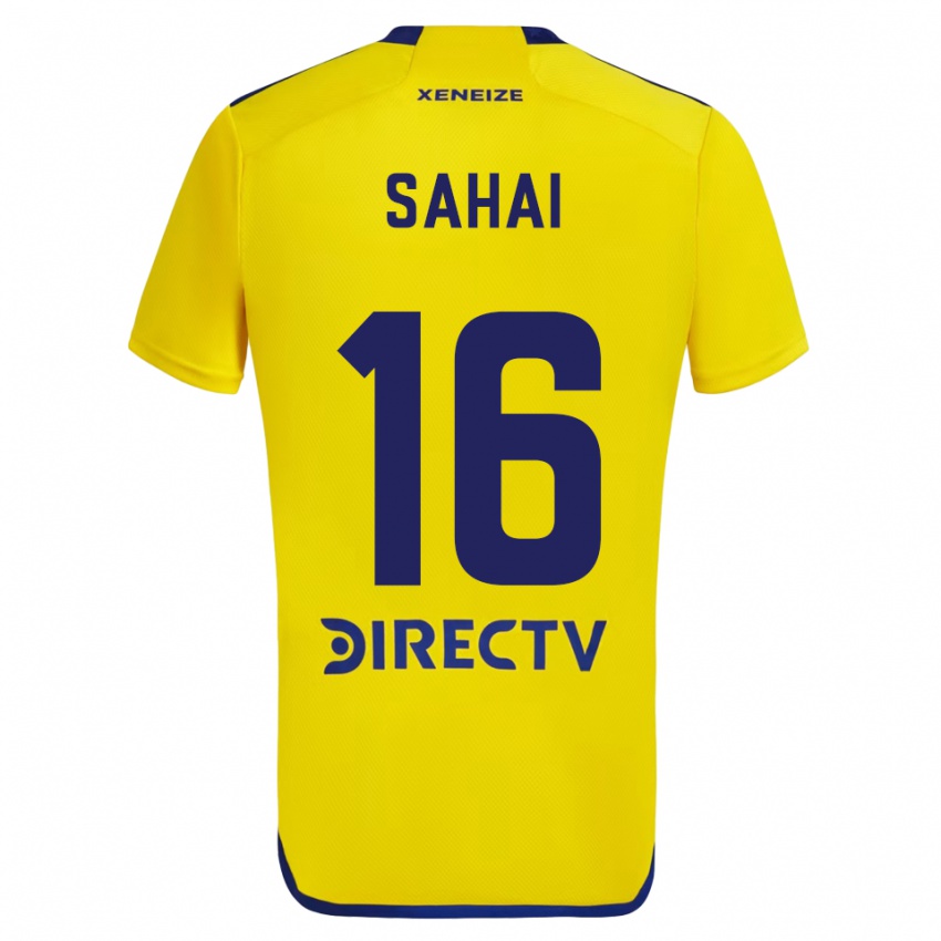 Homem Camisola Veer Sahai #16 Amarelo Azul Alternativa 2024/25 Camisa Brasil